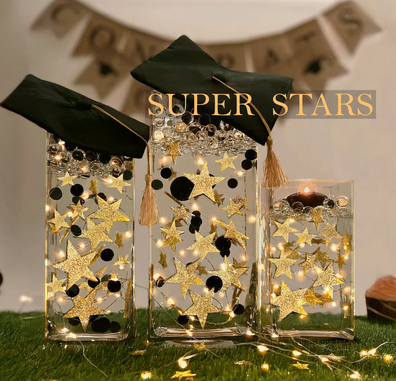 Transparent Water Gels Event Pack-Fills 5 Gallons of the Floating Gels for Your Vase Decorations- With Pre-Measured Prep/Storage Bags- No Guessing- Best Results- Not Including Pearls