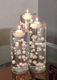Transparent Water Gels Event Pack-Fills 5 Gallons of the Floating Gels for Your Vase Decorations- With Pre-Measured Prep/Storage Bags- No Guessing- Best Results- Not Including Pearls