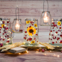 75 Floating Burgundy Pearls-Large-Fills 1 Gallon of the Floating Transparent Gels for Vases-With Measured Gels Kit-Option 3 Fairy Lights Submersible Strings